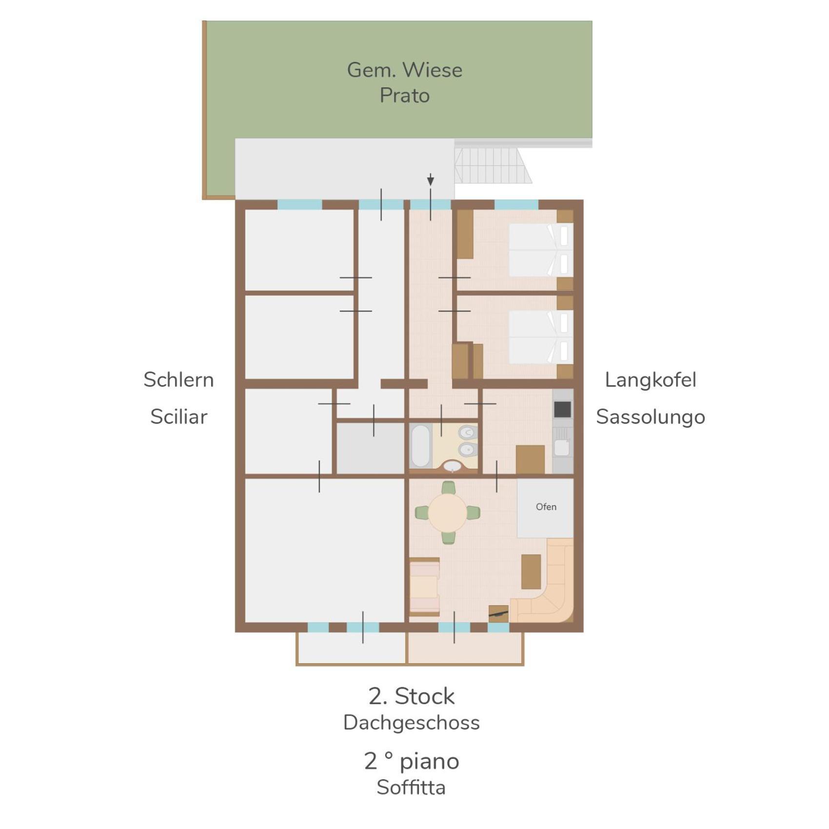 Funtnatsch Apartment Langkofel لايون المظهر الخارجي الصورة